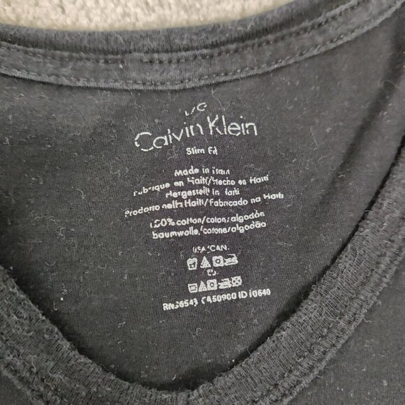 Calvin Klein And Bench Men's Tee 3 Pcs Size M Black Gray Cotton Basic Casual - Picture 4 of 8